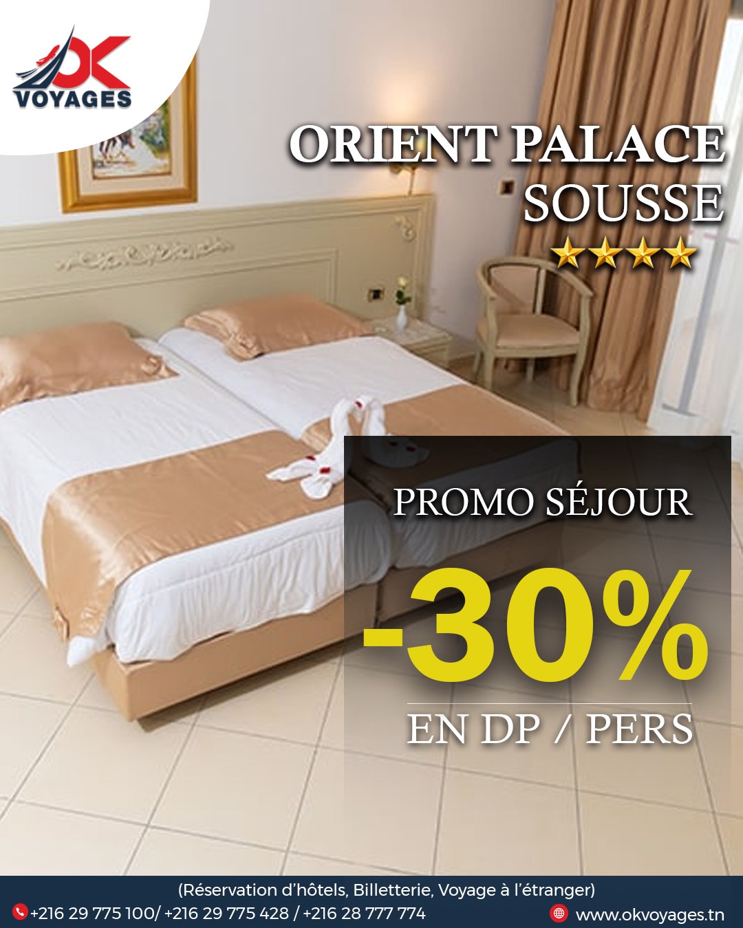 OK Voyages Facebook ad: Sousse vous appelle!