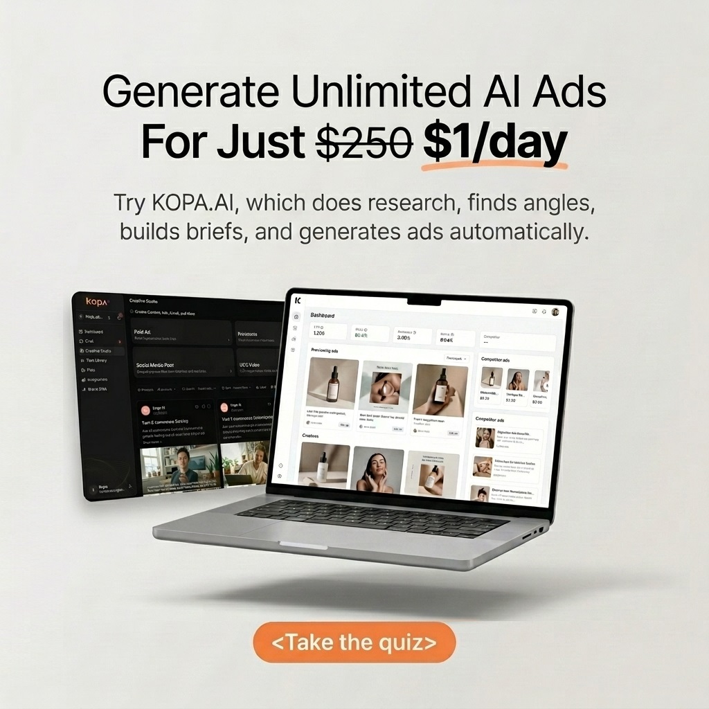 AI tools Facebook ad