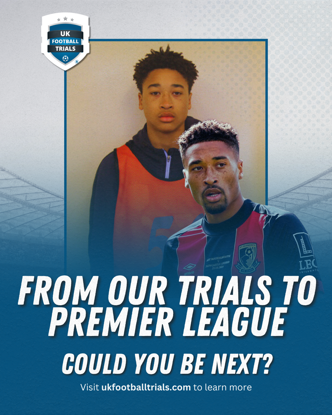 UK Football Trials Facebook ad