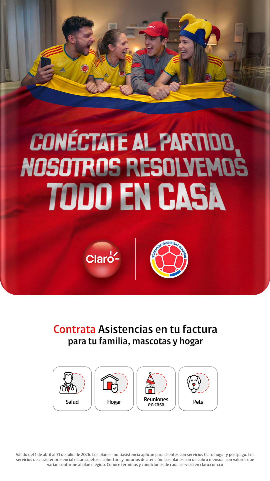 Claro Colombia Facebook ad