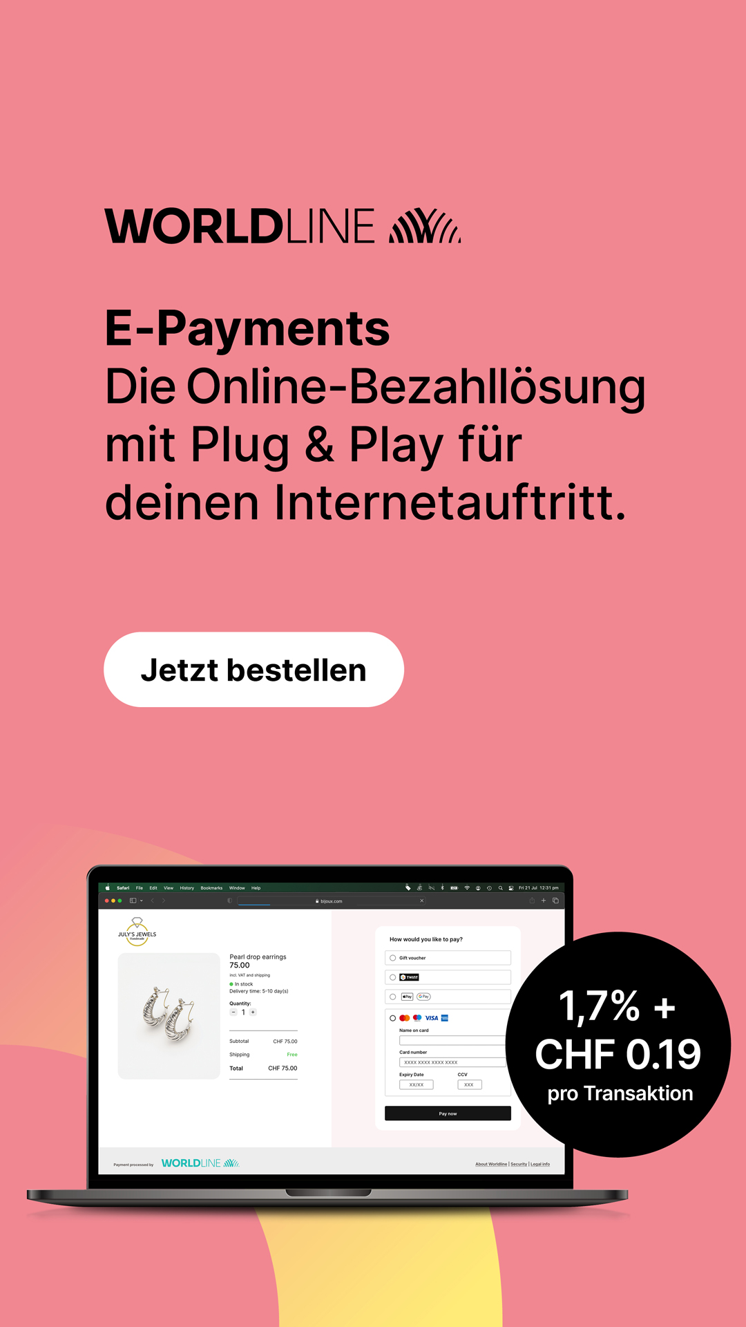 Worldline Switzerland Facebook ad