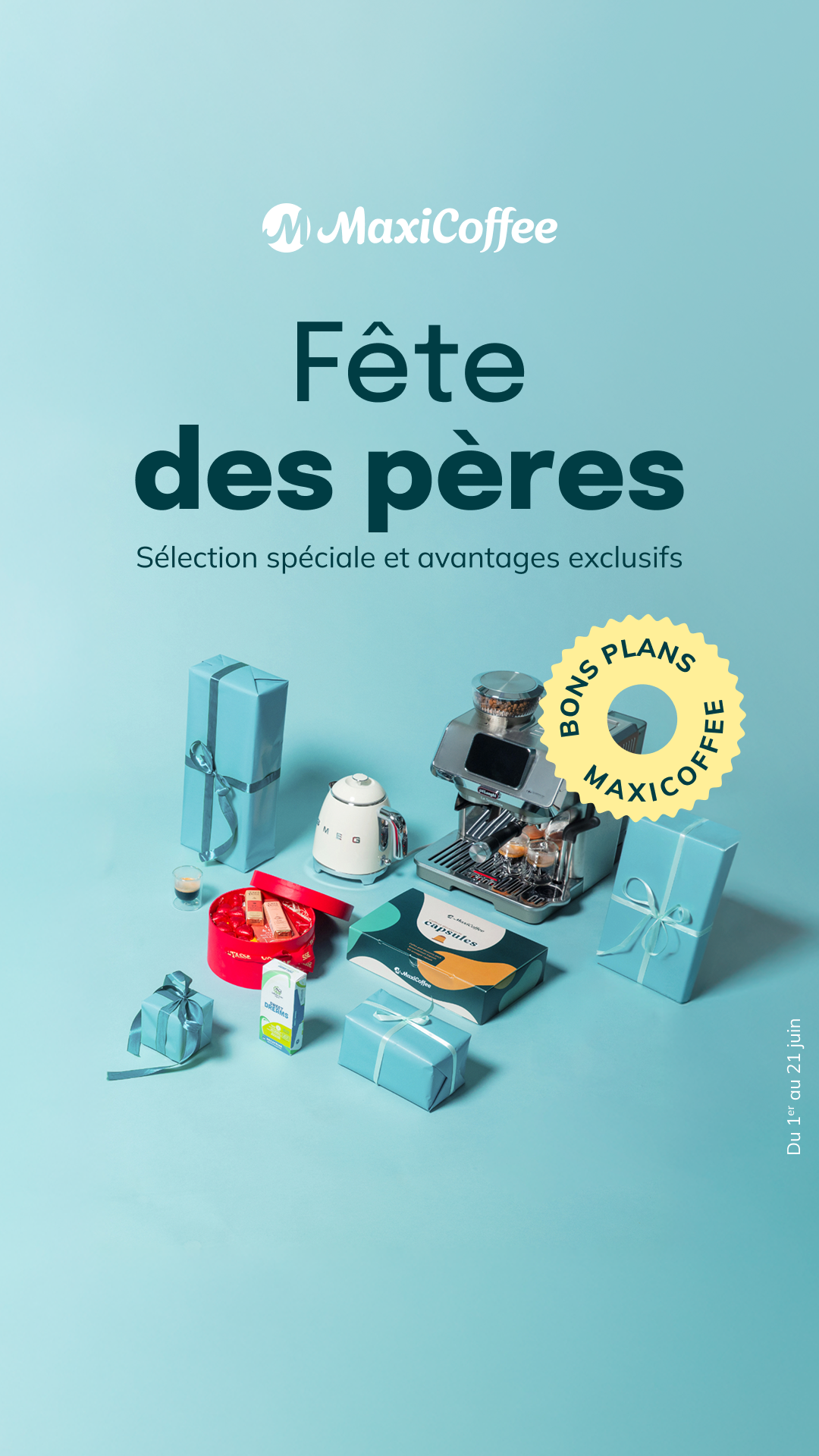 MaxiCoffee Facebook ad