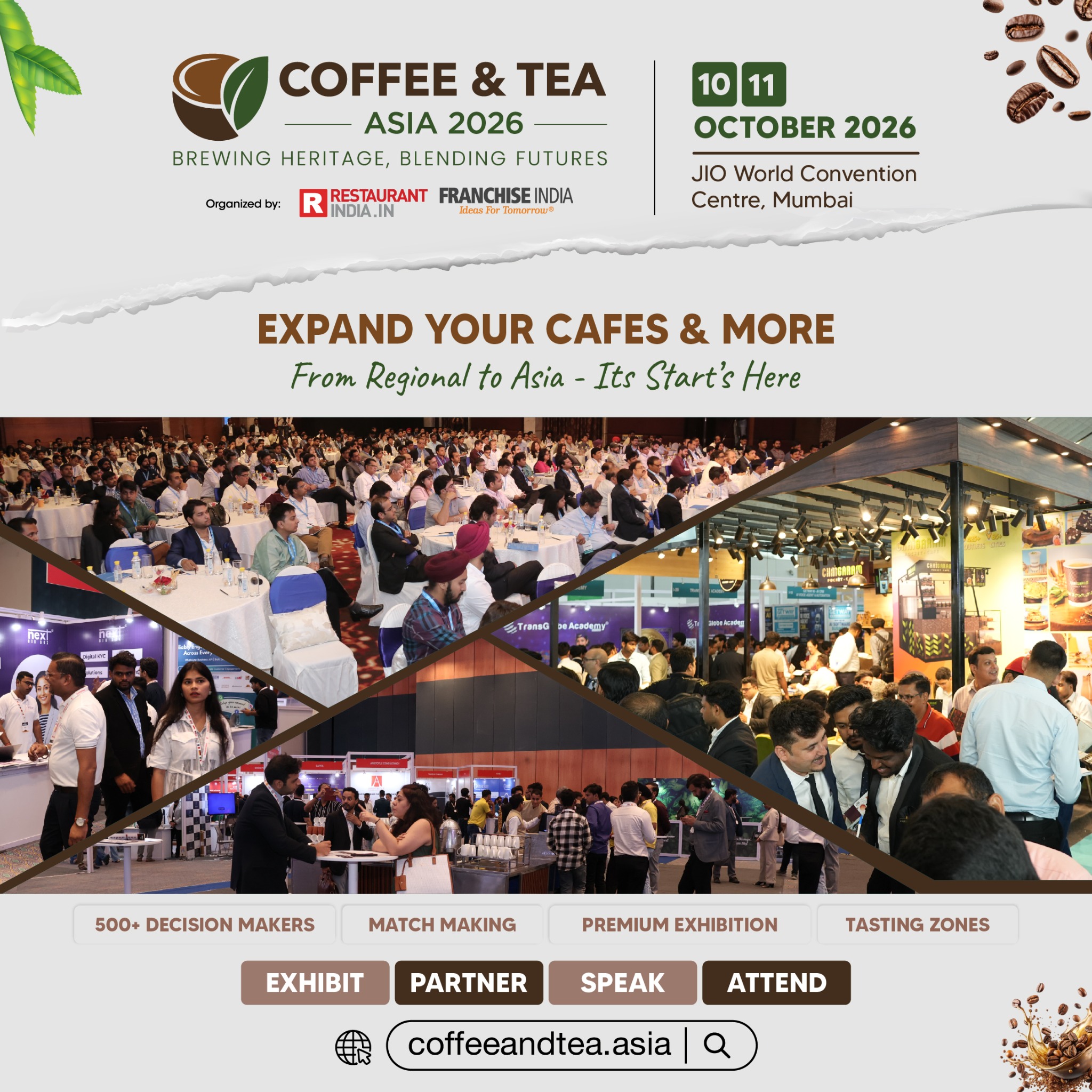 restaurantindia.in Facebook ad: Coffee & Tea Asia 2026: Register Now!