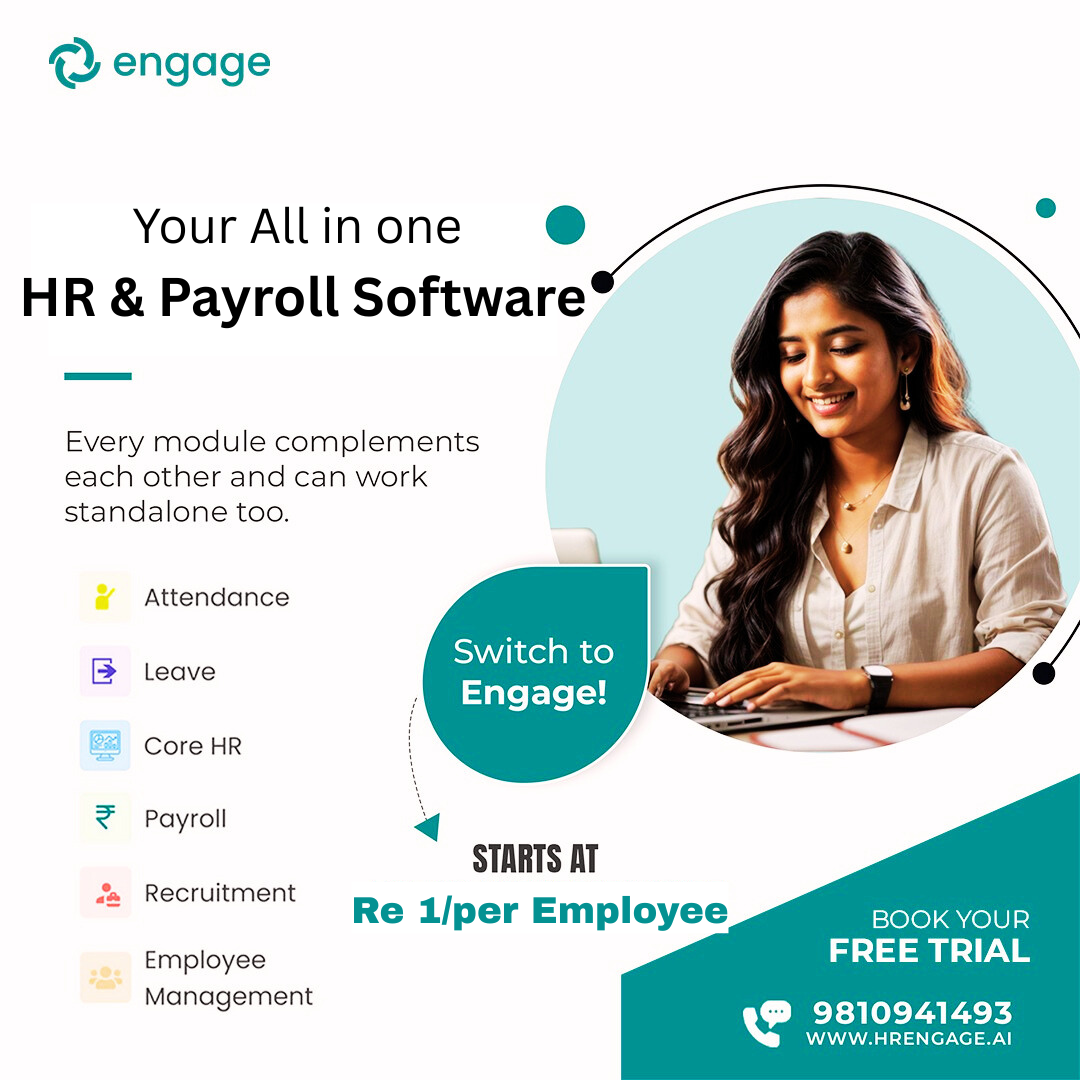 Engage - HRMS Facebook ad: India’s #1 HR Software