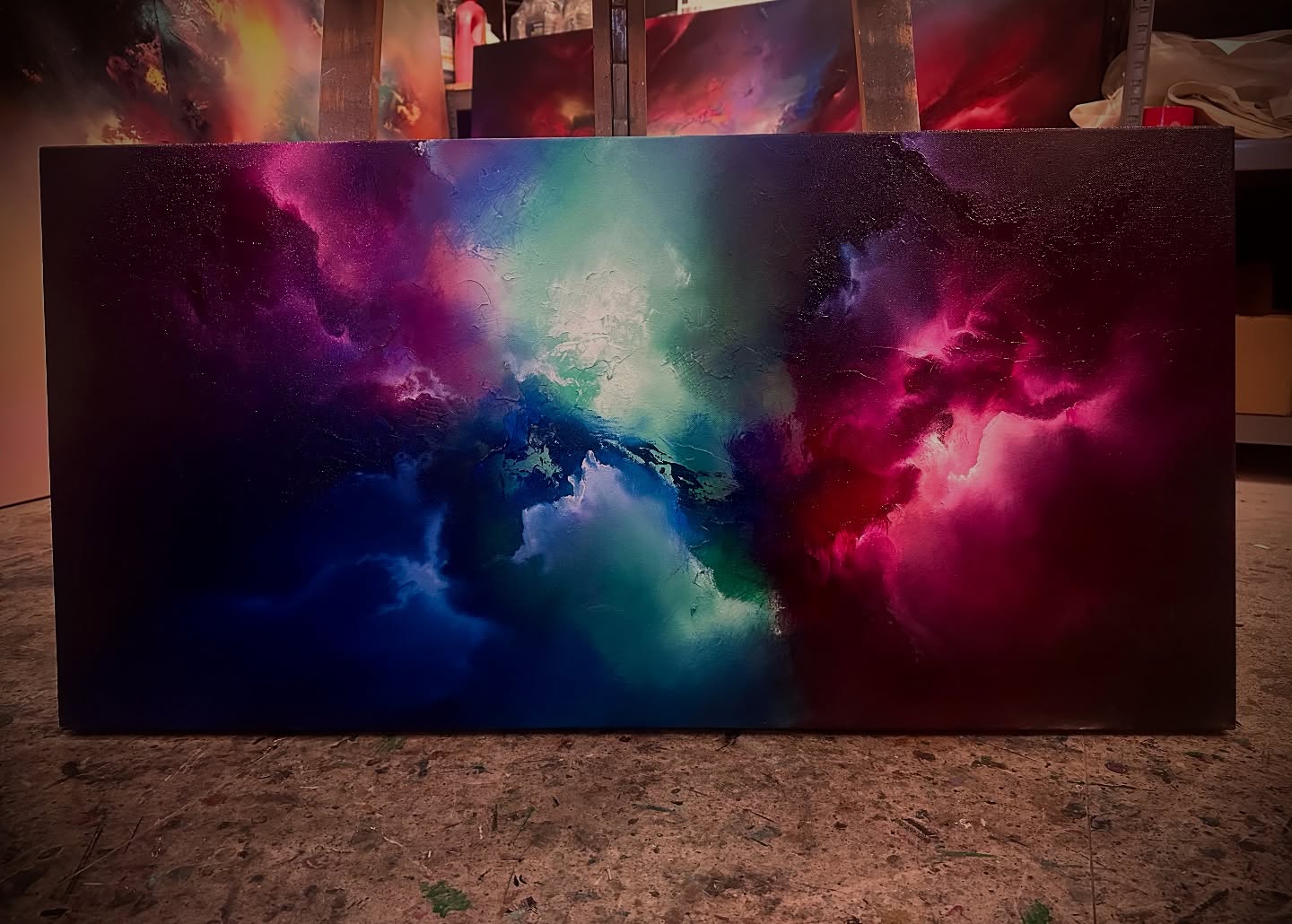 Simon Kenny Artist & Director at Eskay Fine Art Limited Facebook ad: Abstract Paintings by Artist Simon Kenny
