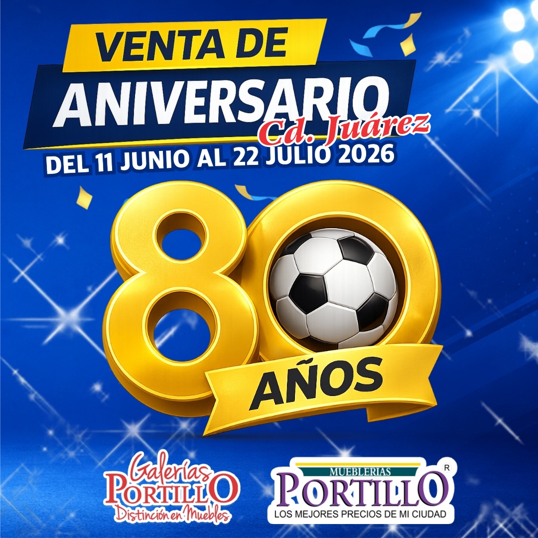 Mueblerias Portillo S.A. de C.V. Facebook ad: PRECIOS ESPECIALES DE ANIVERSARIO