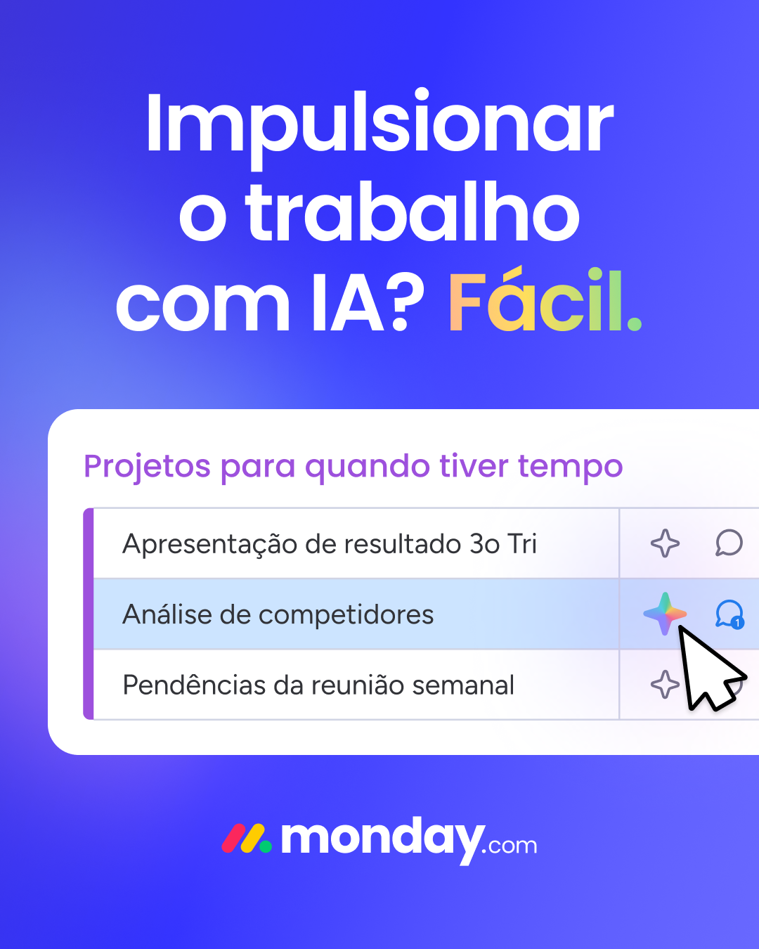 monday.com Facebook ad
