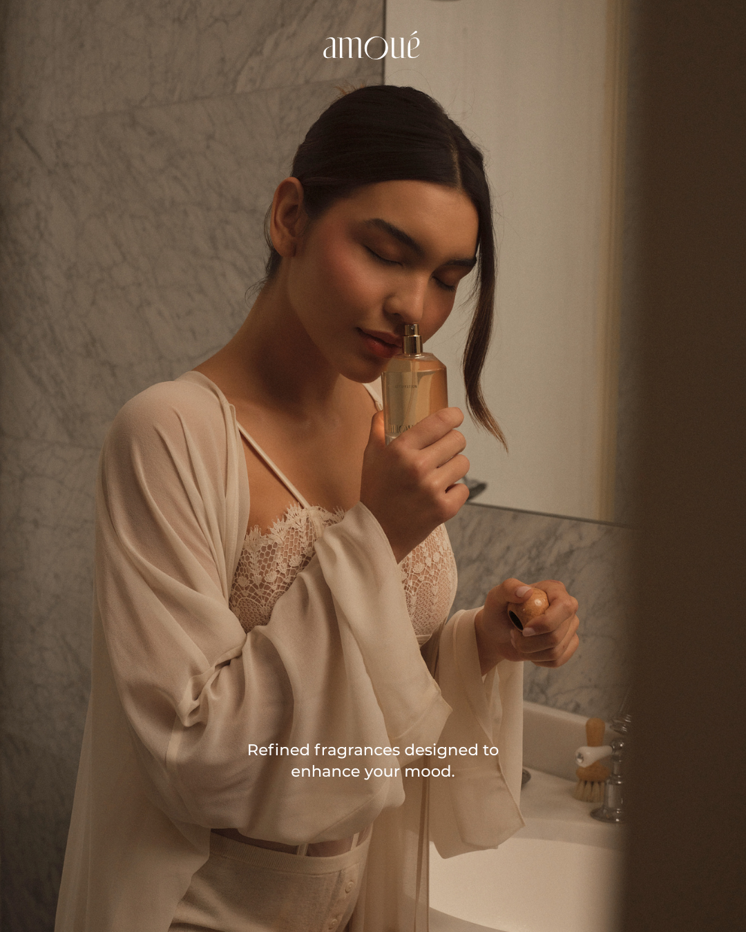 Amoué Wellness Facebook ad from Feb 23, 2026