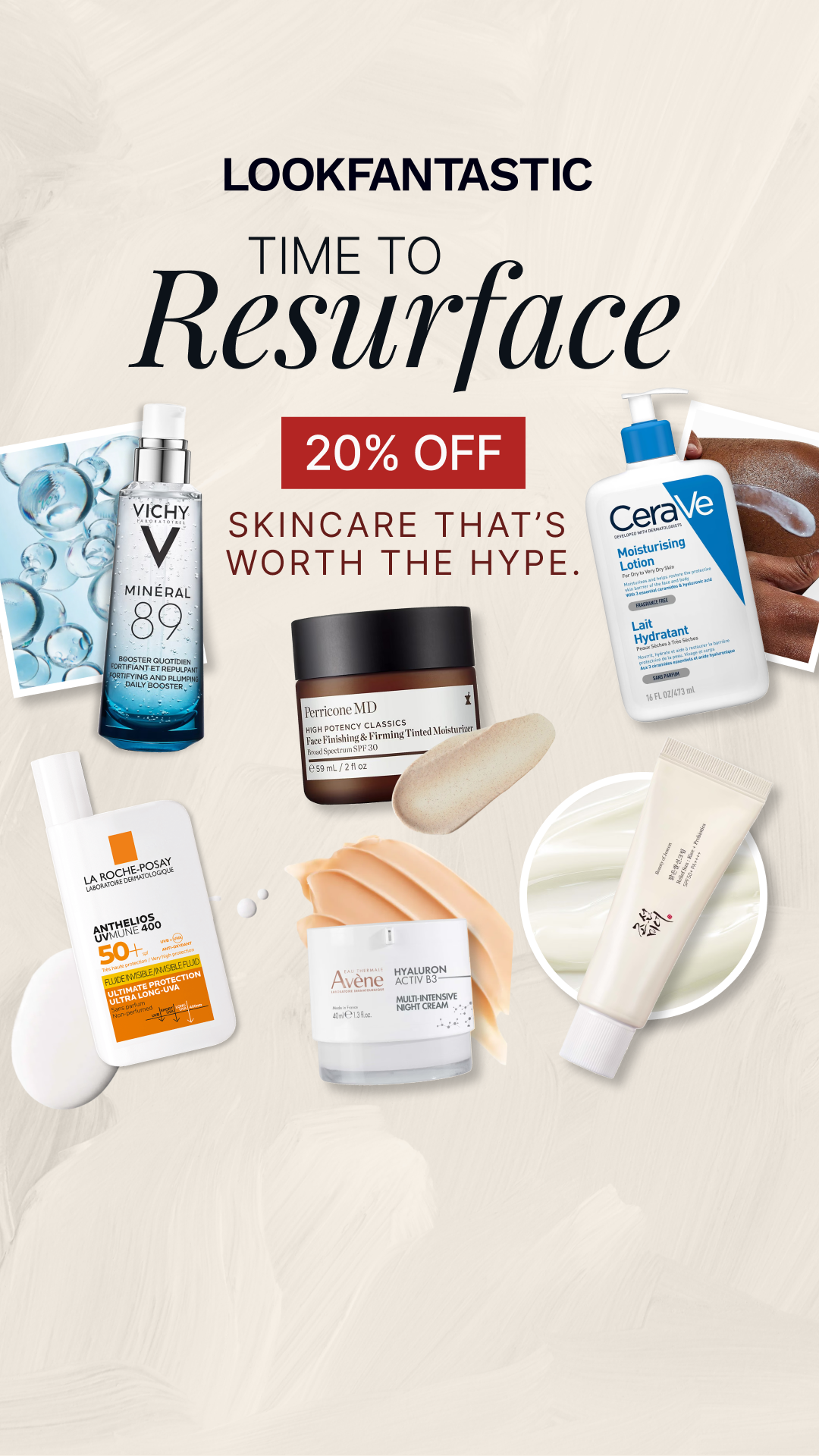 LOOKFANTASTIC Facebook ad