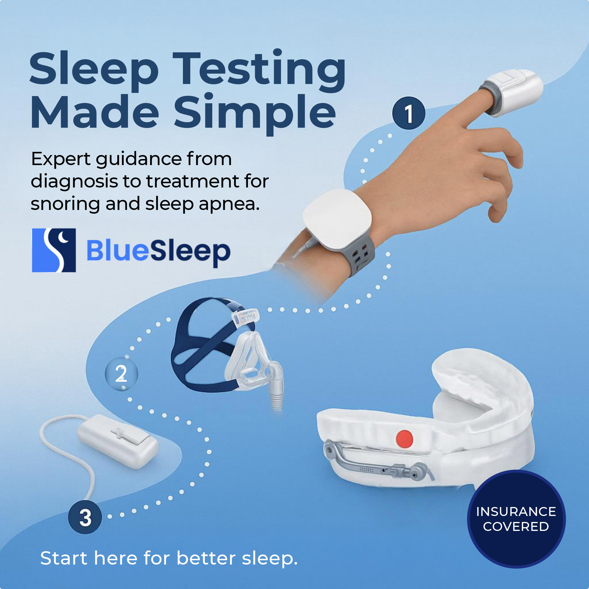 BlueSleep - Sleep Health and Wellness Facebook ad
