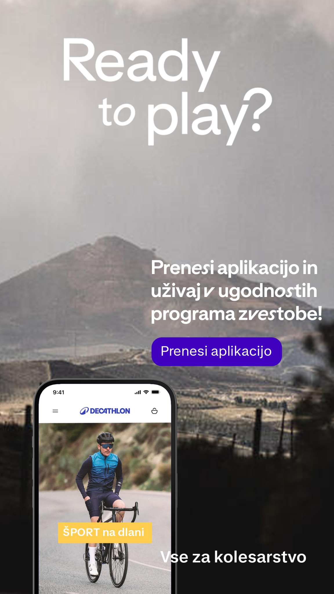Decathlon Slovenija Facebook ad