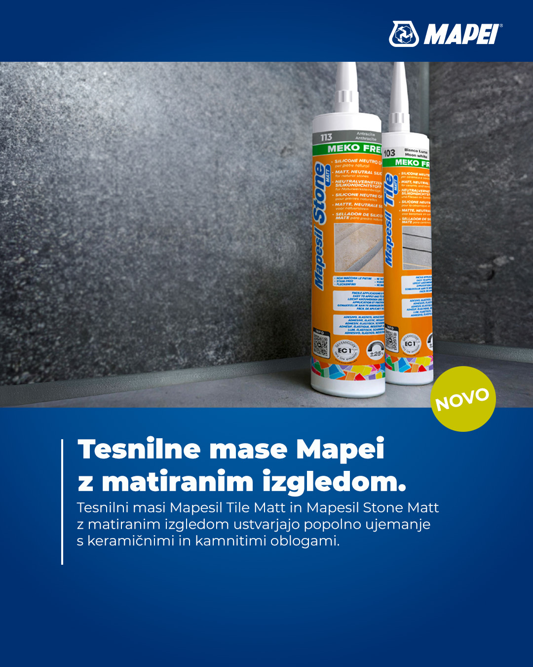 Mapei Slovenija Facebook ad