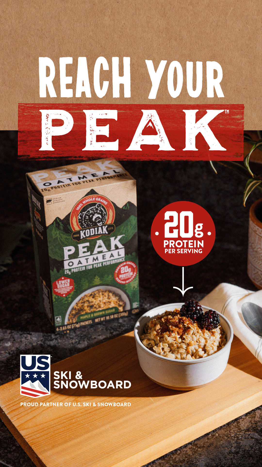 Kodiak Cakes Facebook ad