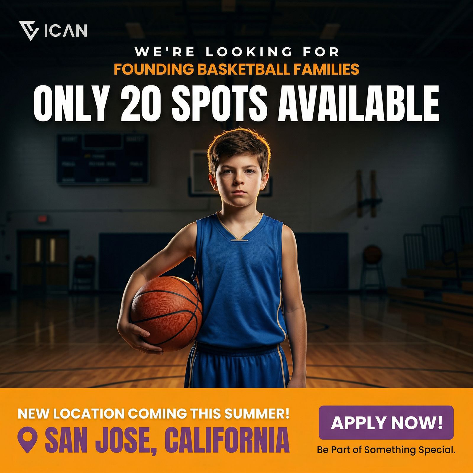 ICAN Basketball Academy Facebook ad