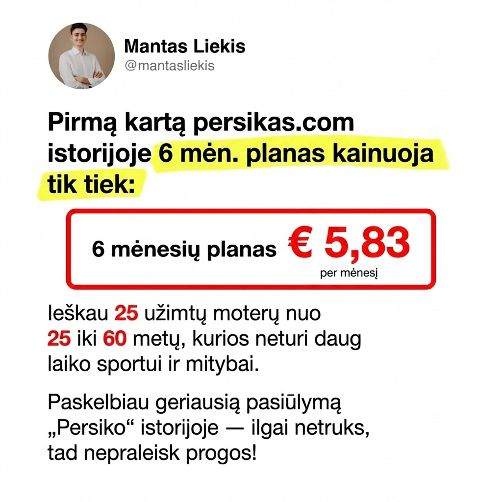 Mantas Liekis Facebook ad