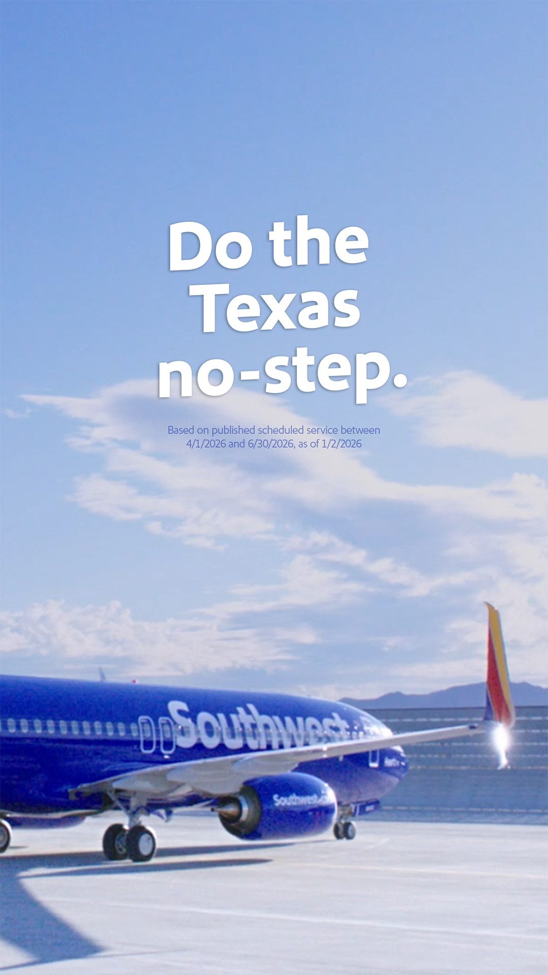 Southwest Airlines Facebook ad