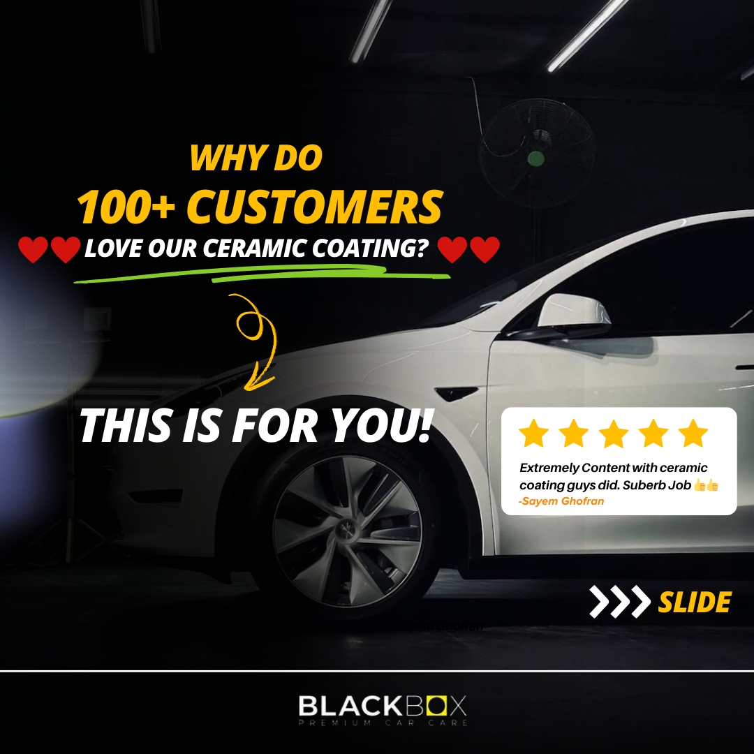 BlackBox Premium Car Care Facebook ad: You’ve probably checked 5 workshops already