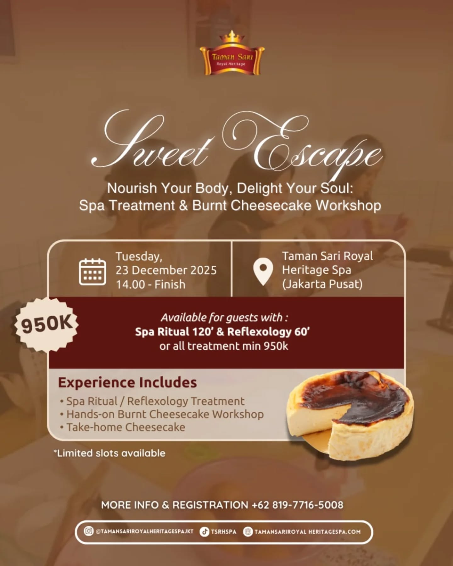 Taman Sari Royal Heritage Spa Facebook ad: Taman Sari Royal Heritage Spa | Instagram, TikTok | Linktree