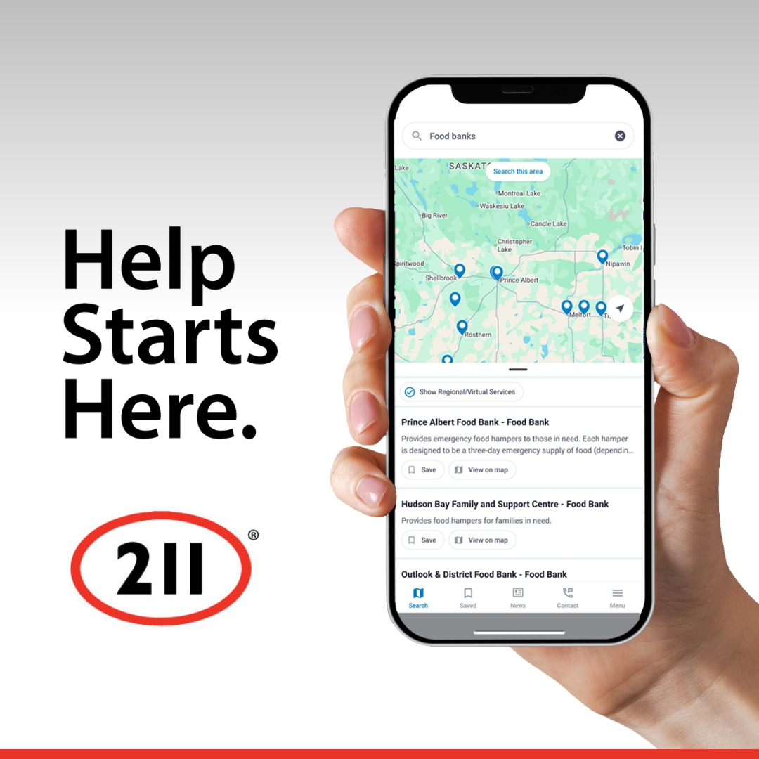 211 Saskatchewan Facebook ad: Saskatchewan
