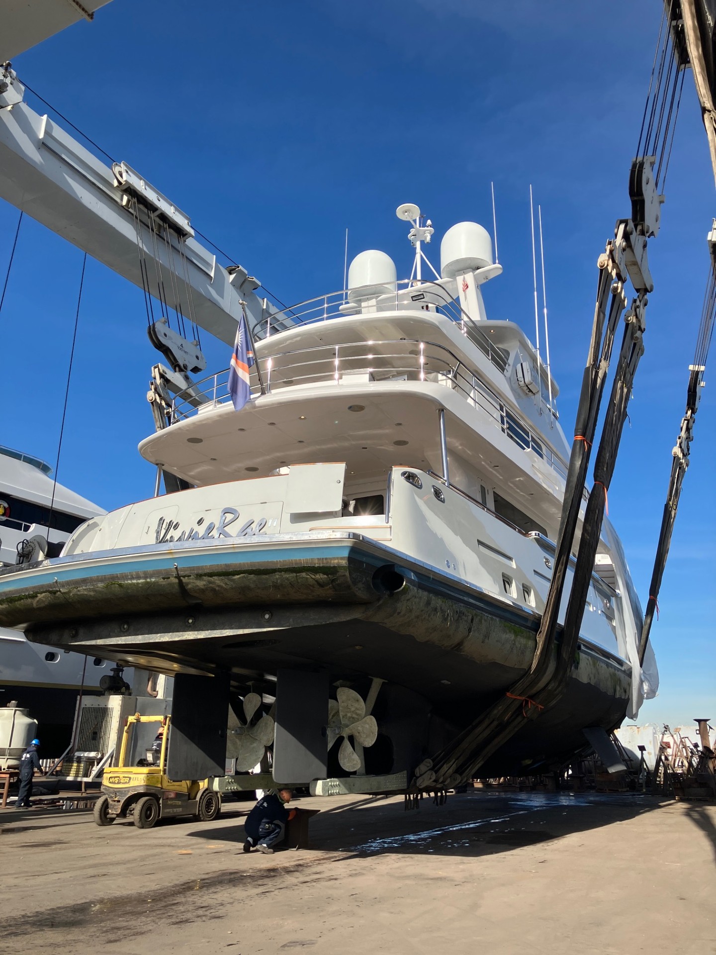 Marine Group Boat Works Facebook ad: Marine Group Boat Works keeps your vessel prepared…
