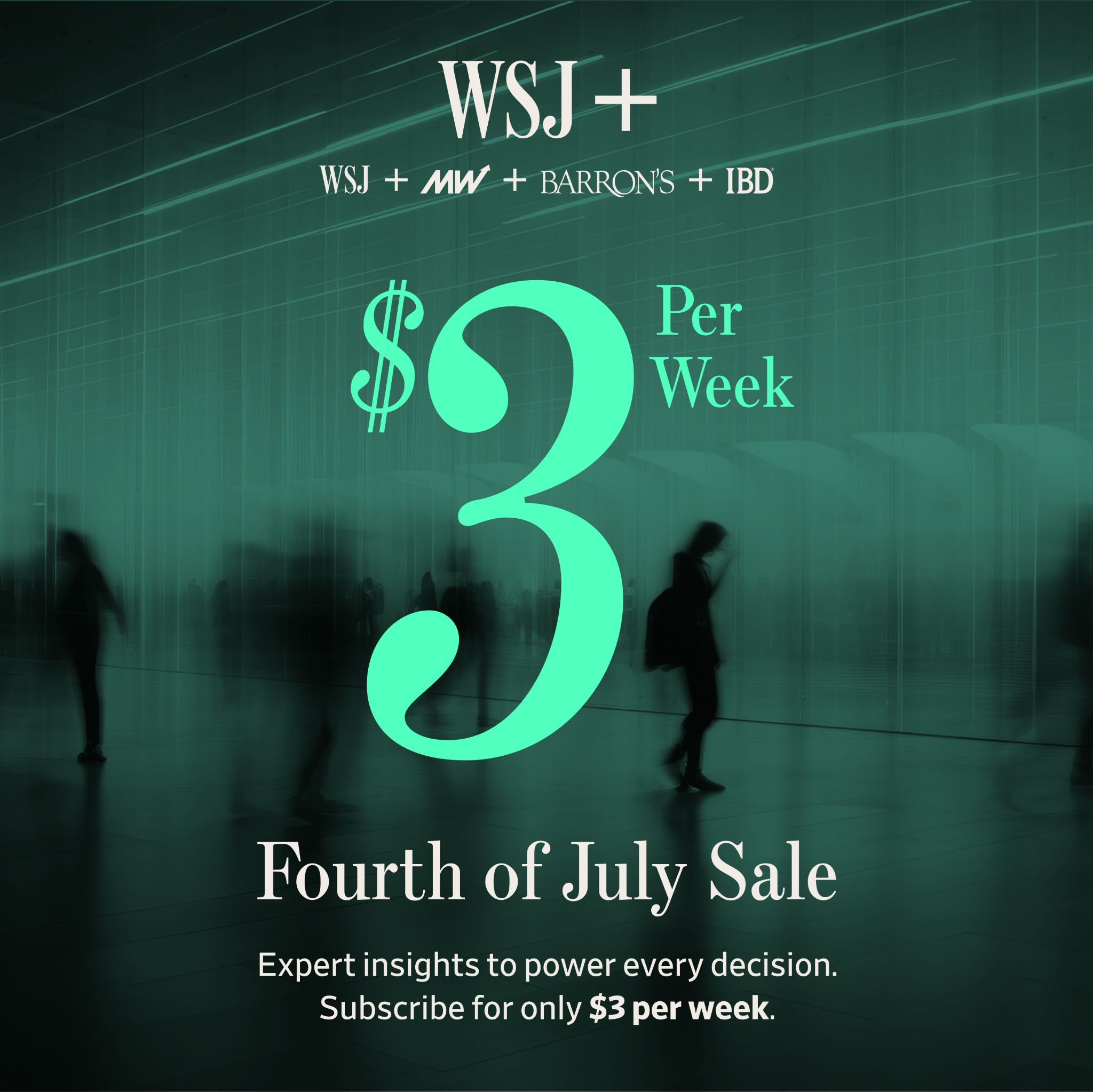 The Wall Street Journal Facebook ad