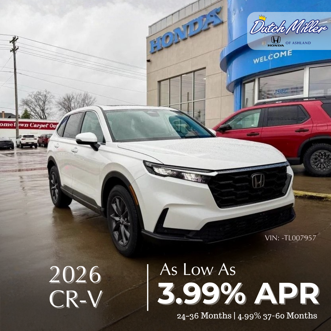 Dutch Miller Honda of Ashland Facebook ad: CR-V Low APR