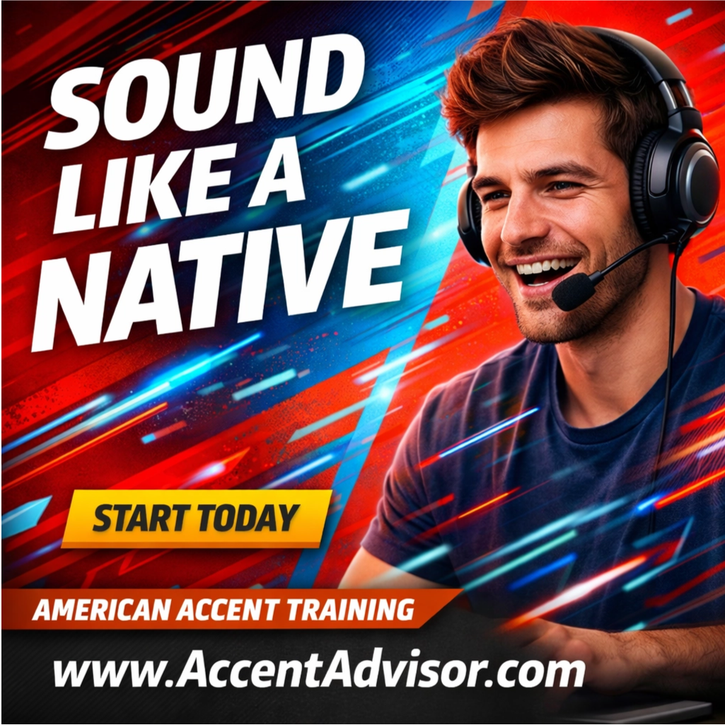 Accent Advisor - American Pronunciation Facebook ad