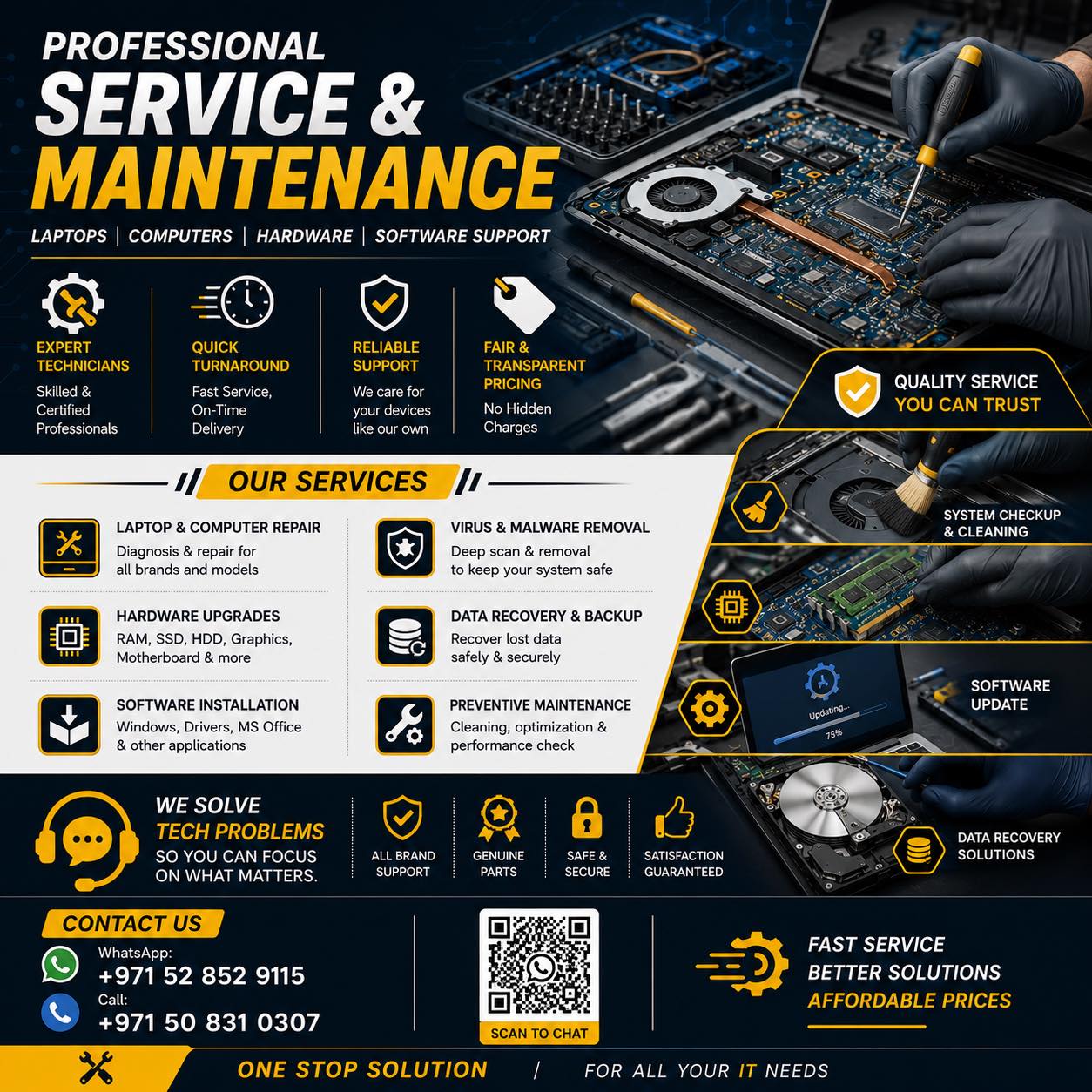 I trade uae Facebook ad: PROFESSIONAL SERVICE & MAINTENANCE