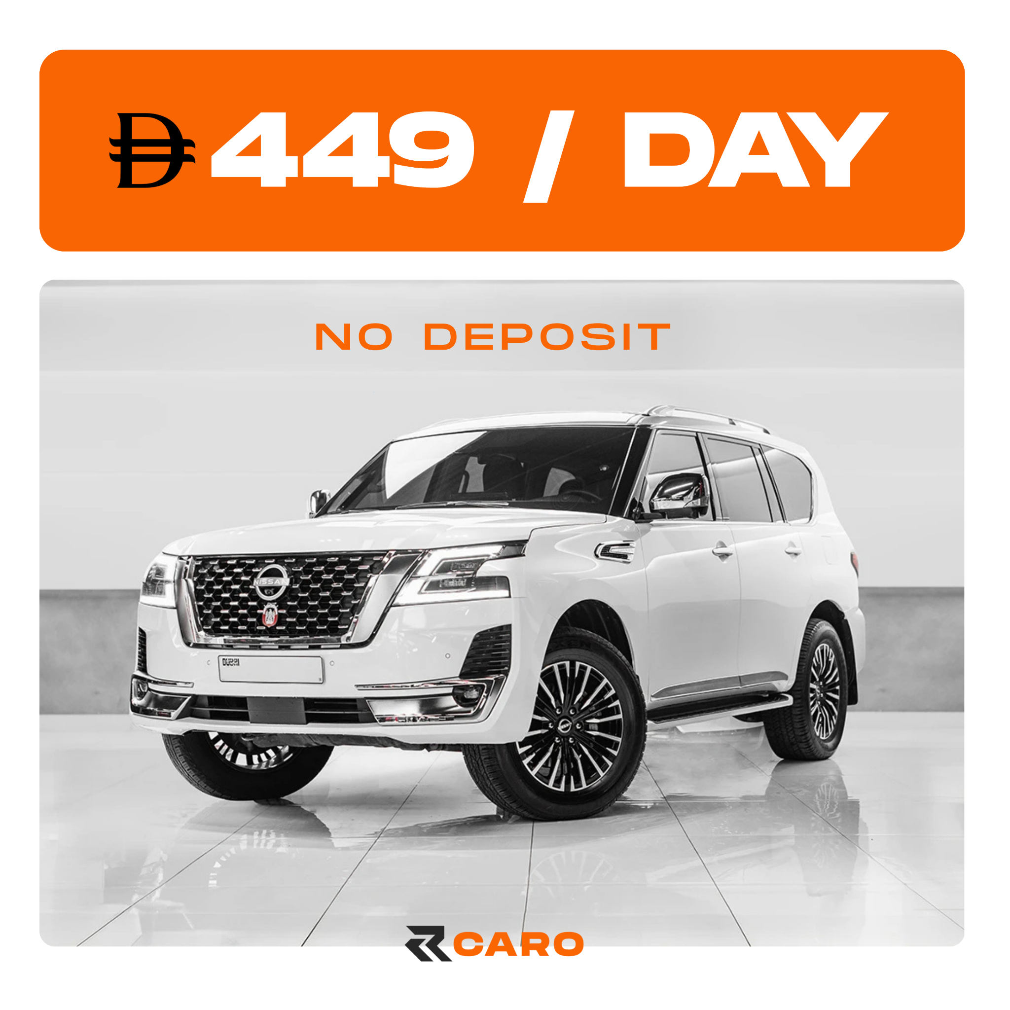 CARO Luxury Car Rental Facebook ad: مو بس تأجير… هذه تجربة فخامة كاملة.