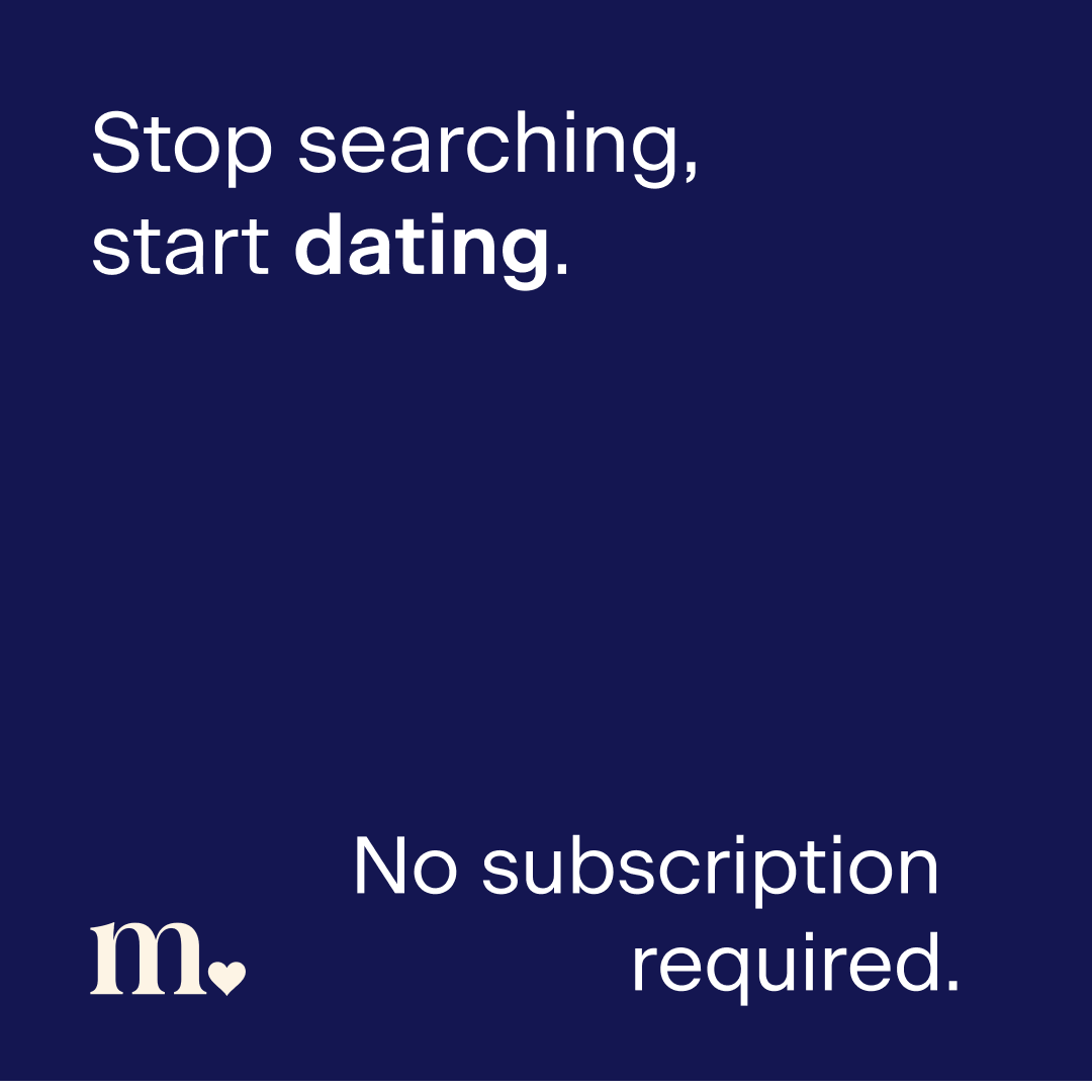 Match Facebook ad: Try Match.