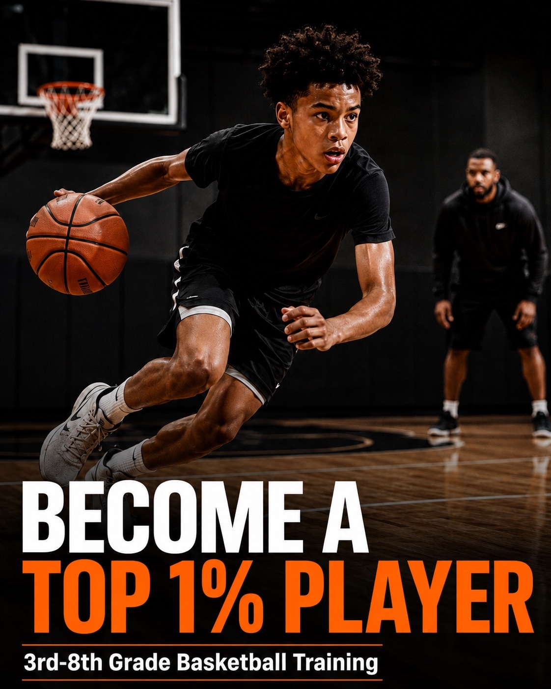 One Percent Basketball Facebook ad: Pre-Season Basketball Training