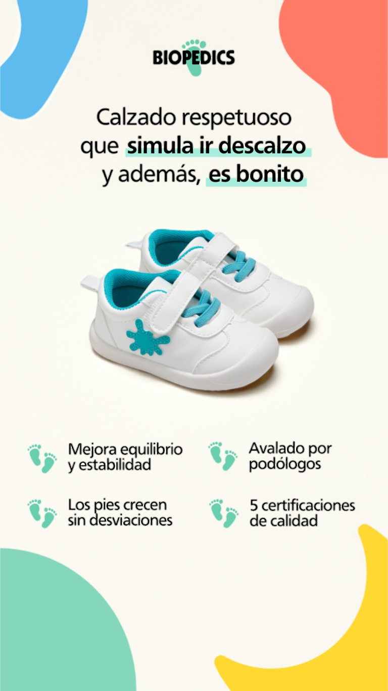 Biopedics Facebook ad: Tallas 19 - 28