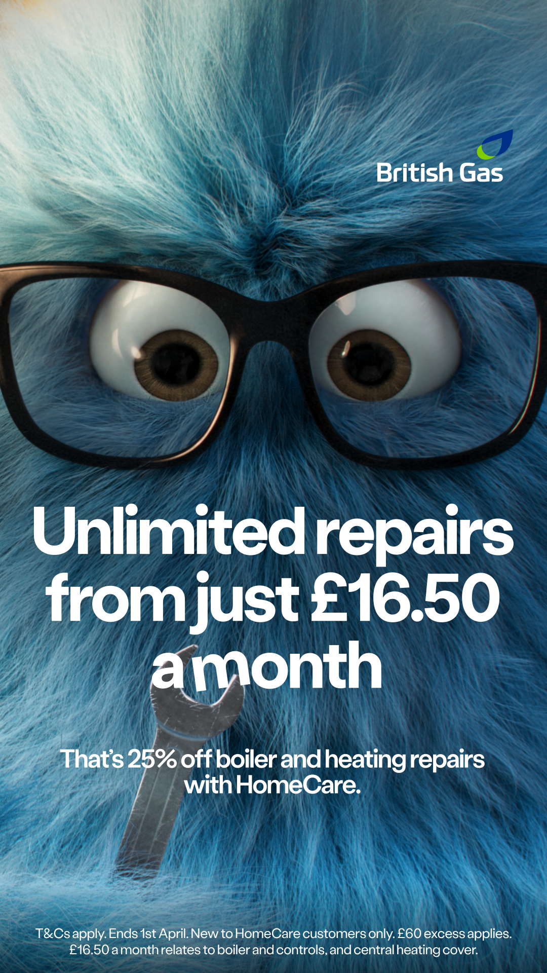 British Gas Facebook ad