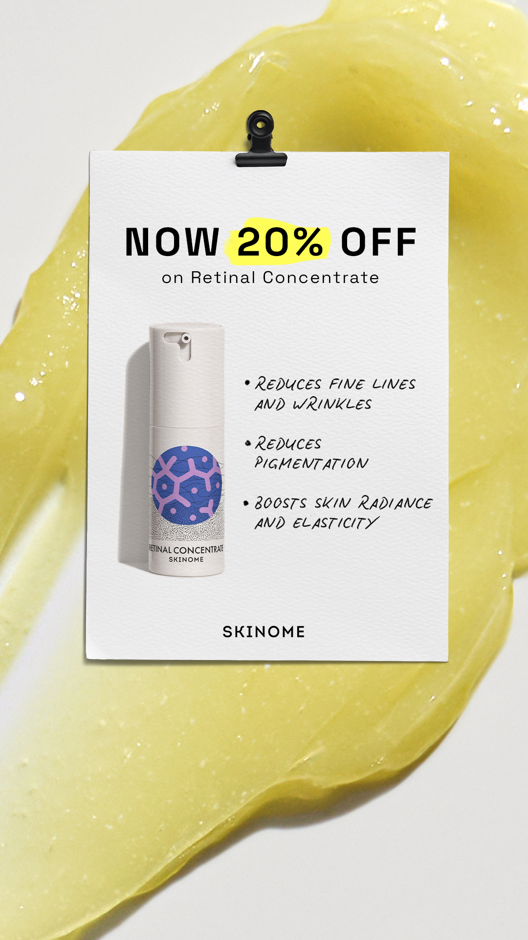 Skinome Facebook ad