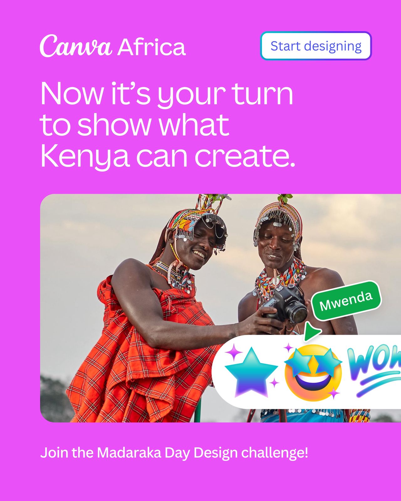 Canva Africa Facebook ad: Enter Before 12 June