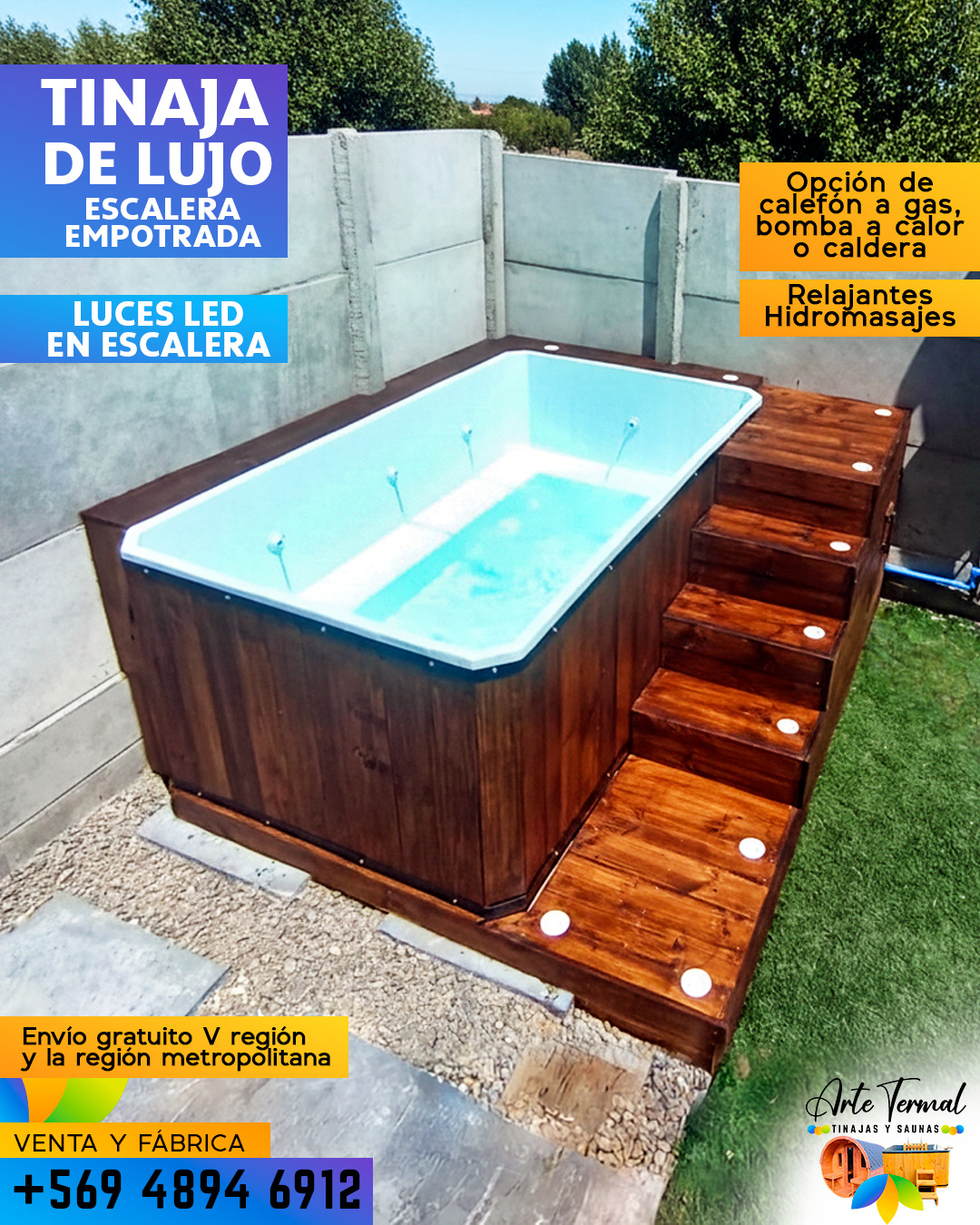 Arte Termal Tinajas Y Saunas Con Sello Propio Facebook ad: Convierte tu patio en un espacio de relajación…