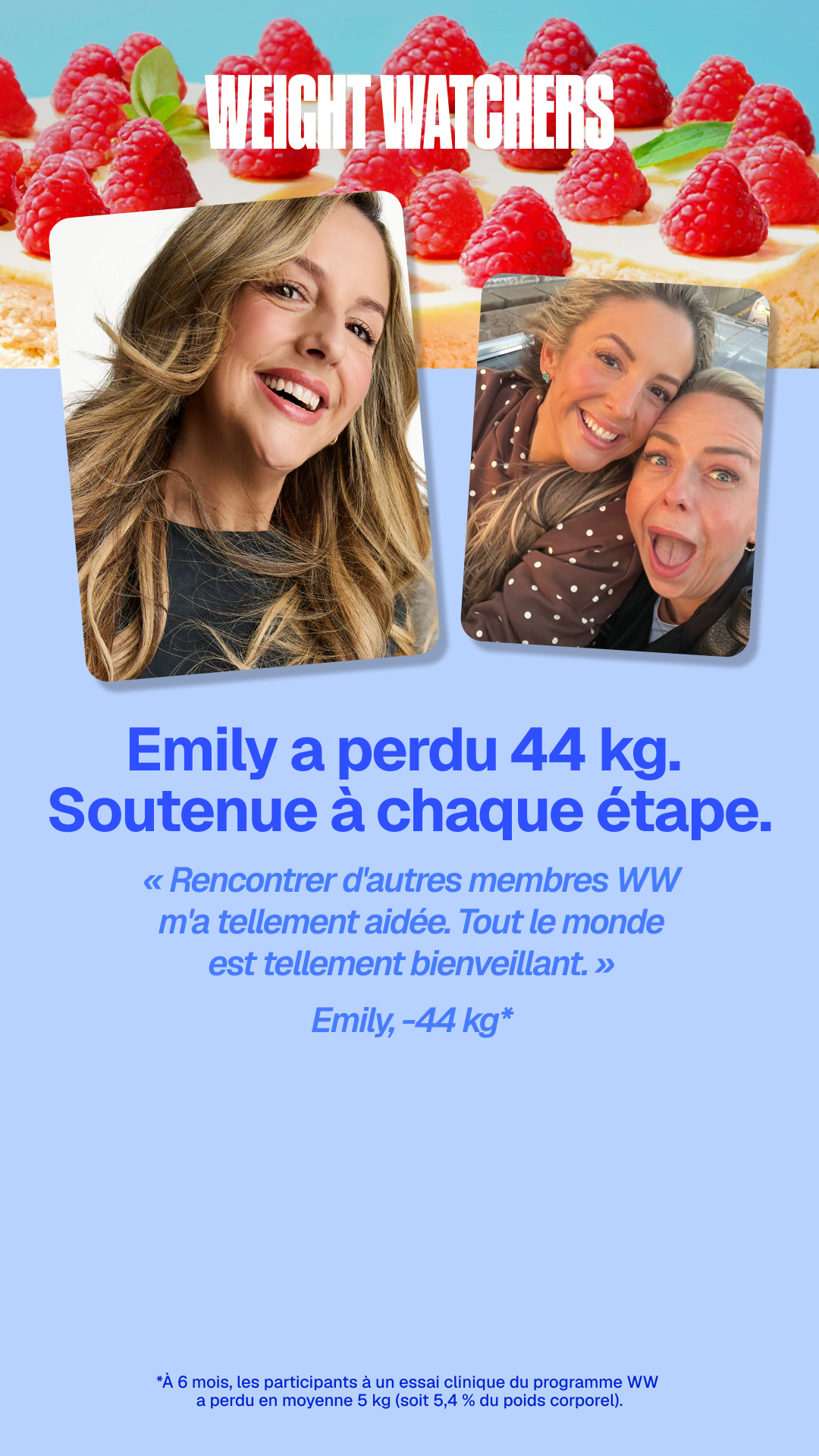 WeightWatchers Facebook ad