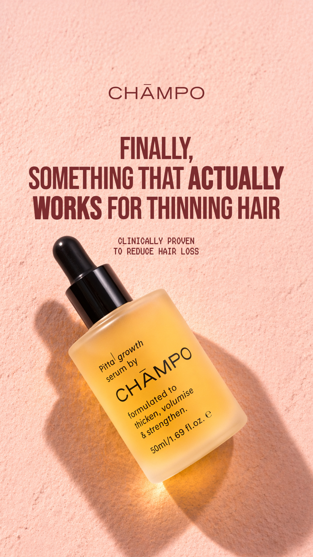 Chāmpo Haircare Facebook ad
