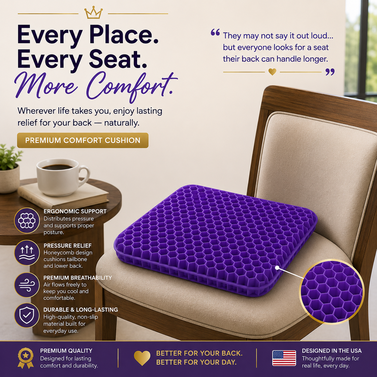 Pure Gel Cushion Facebook ad