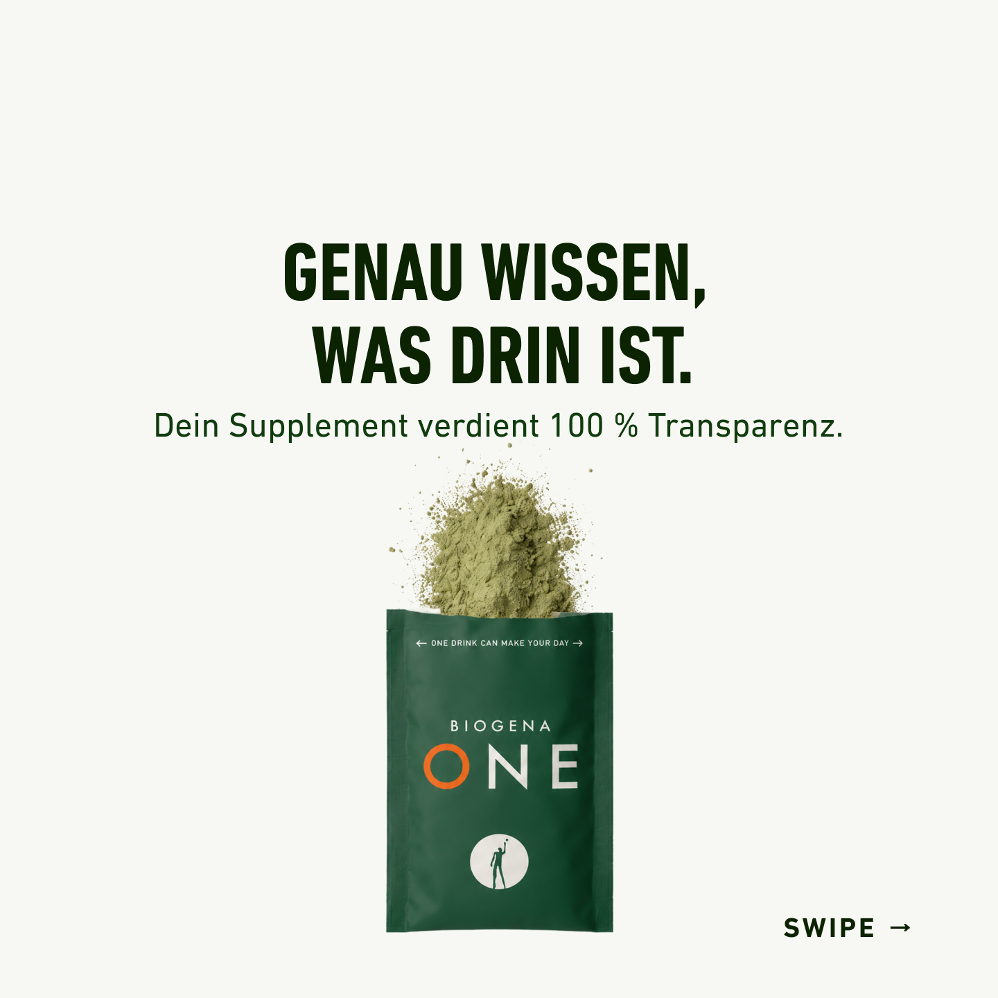 BIOGENA ONE Facebook ad