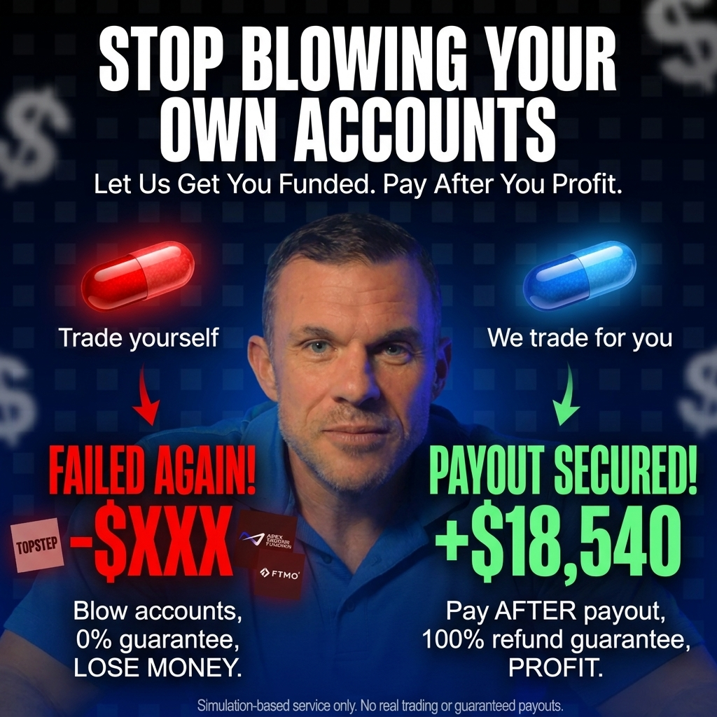 Tradeorithms Facebook ad: We Pass & Manage Your Funded