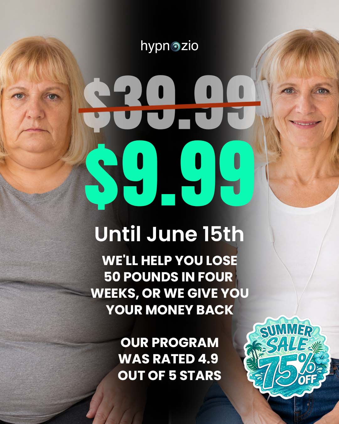 Hypnozio: power of hypnotherapy Facebook ad