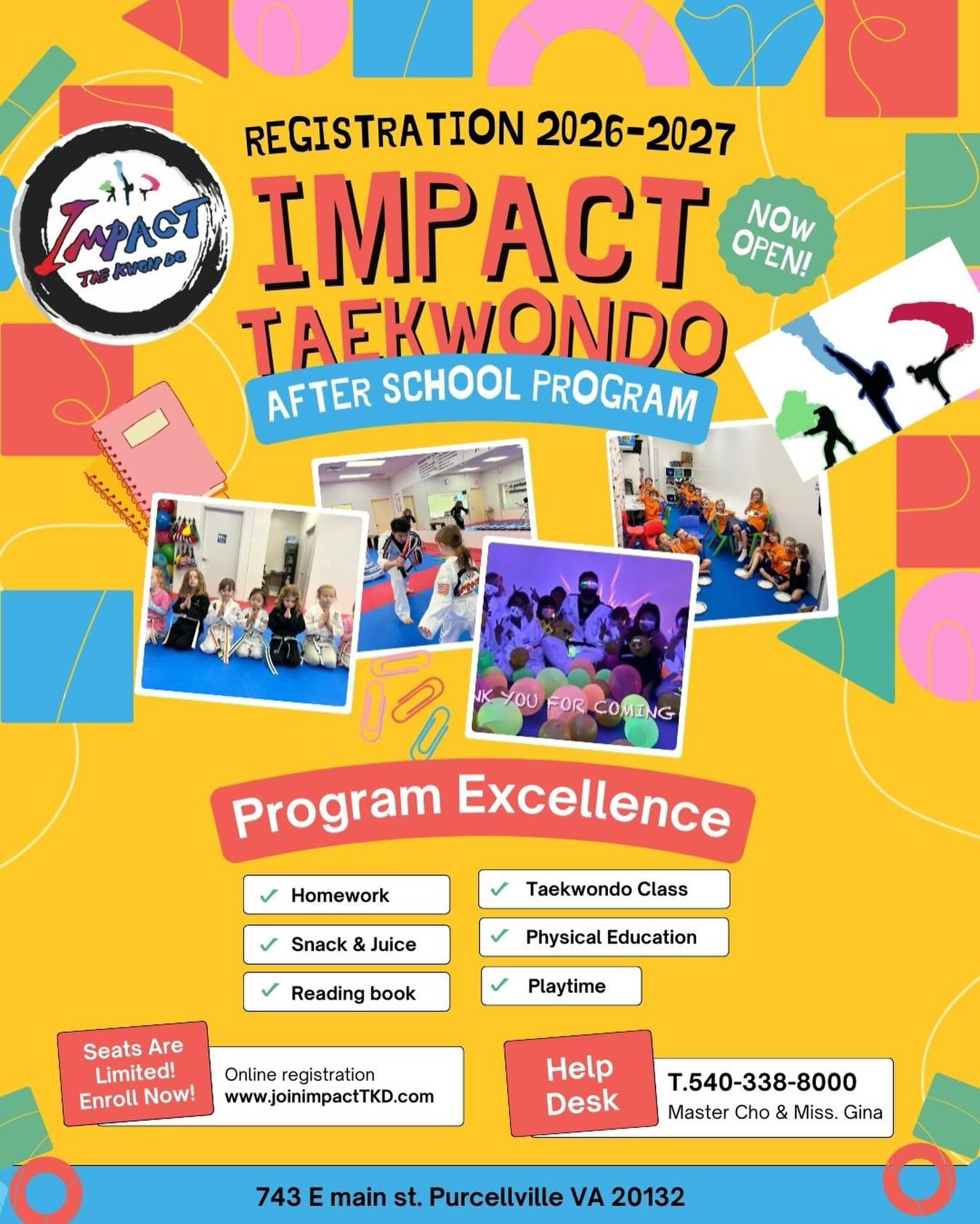 joinimpacttkd Facebook ad: More Than Child Care.