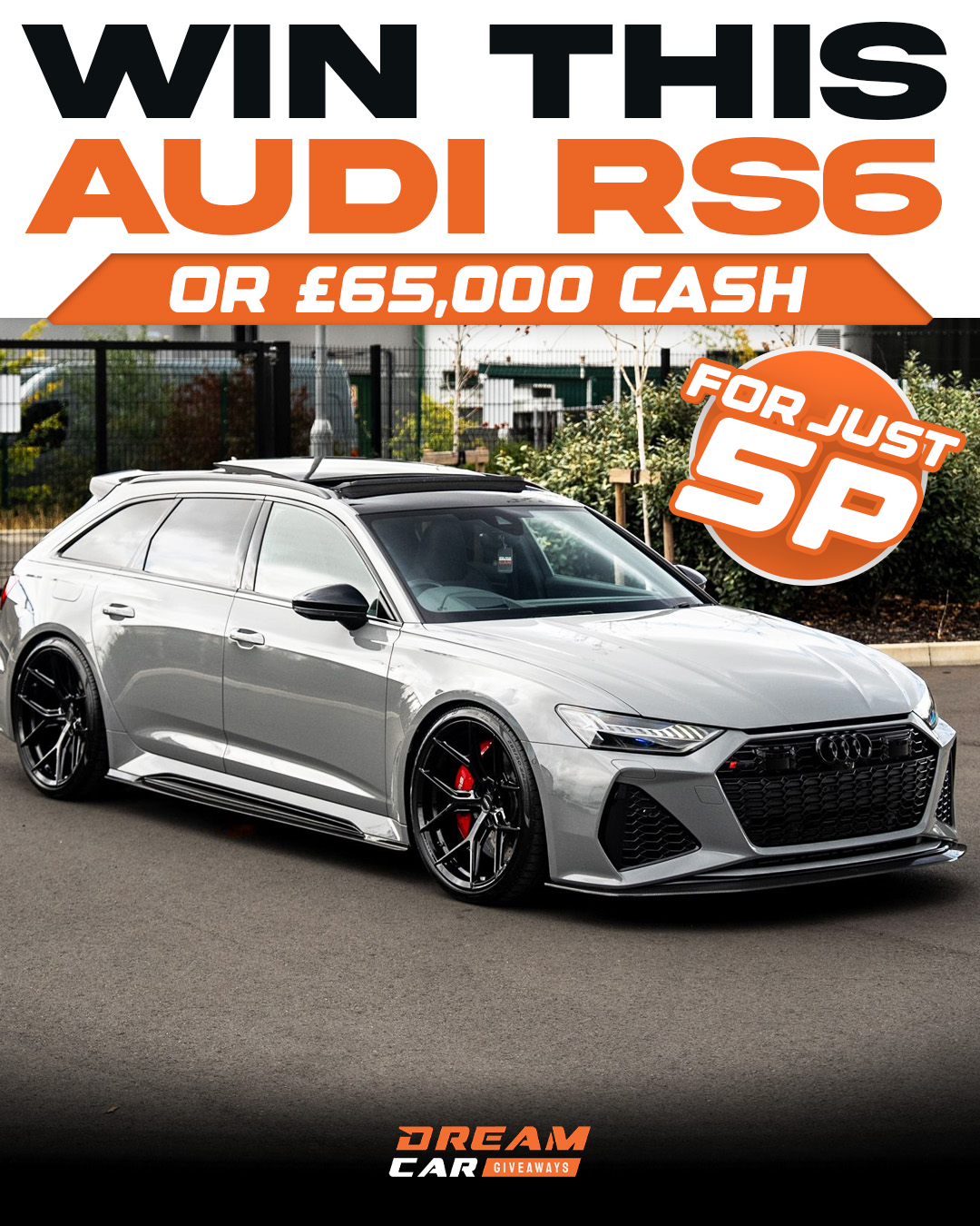 Dream Car Giveaways Facebook ad