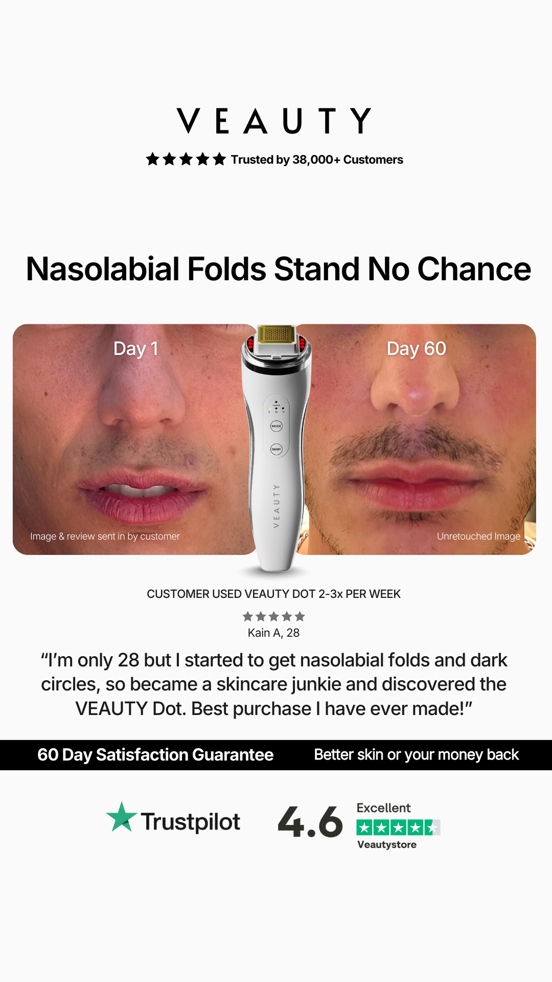 Veauty Facebook ad