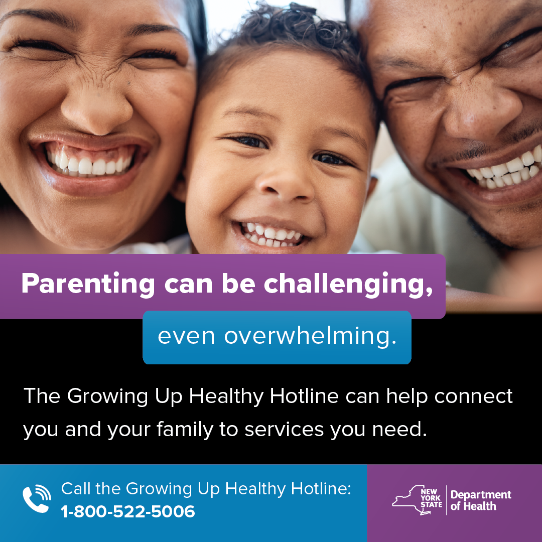 NYSDOH - New York State Health Department Facebook ad: New Parent? Need Help?