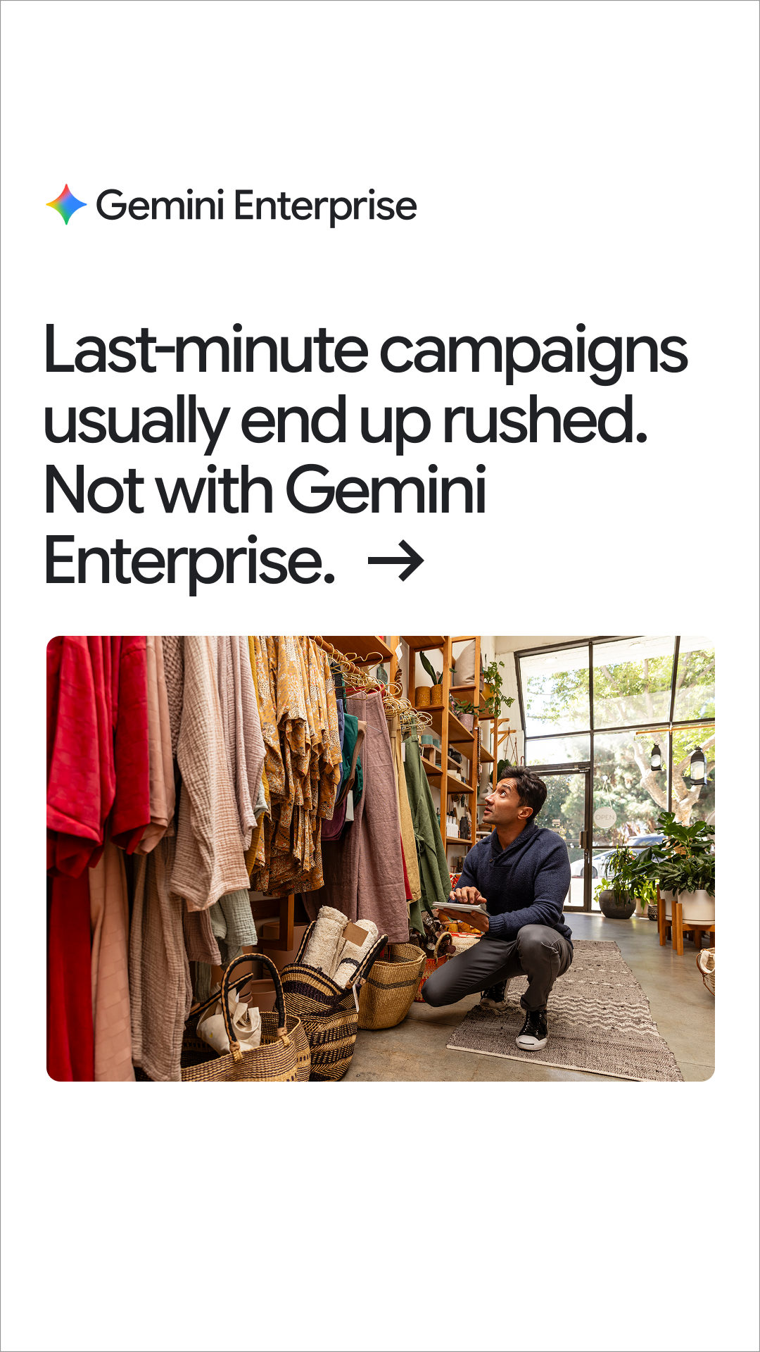 Google Cloud Facebook ad
