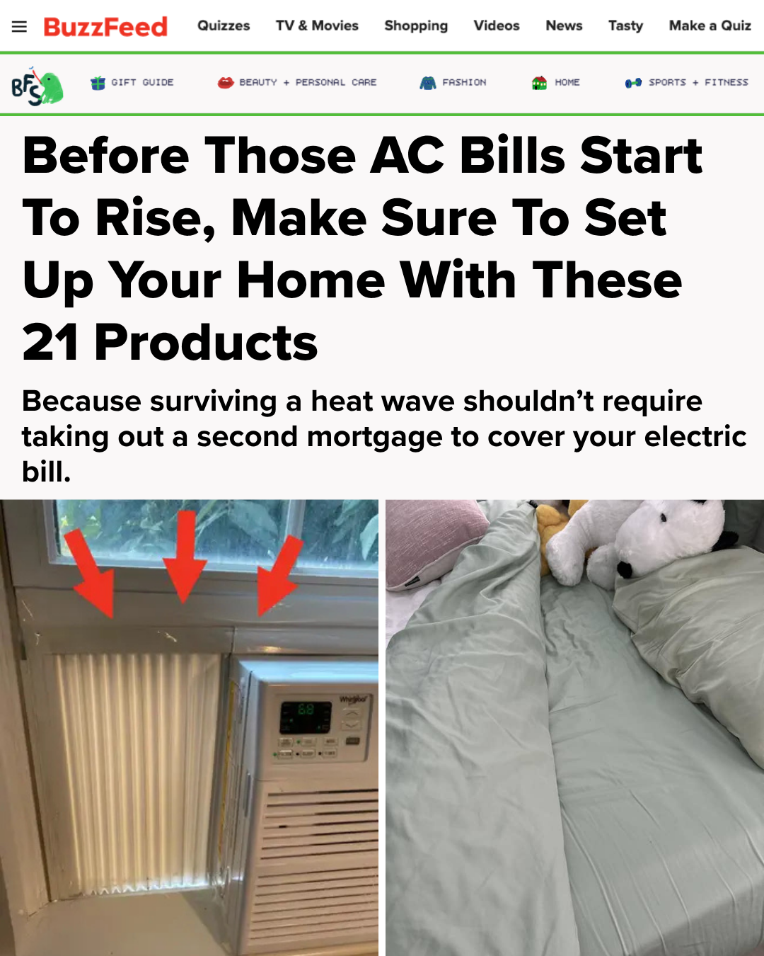 BuzzFeed Facebook ad