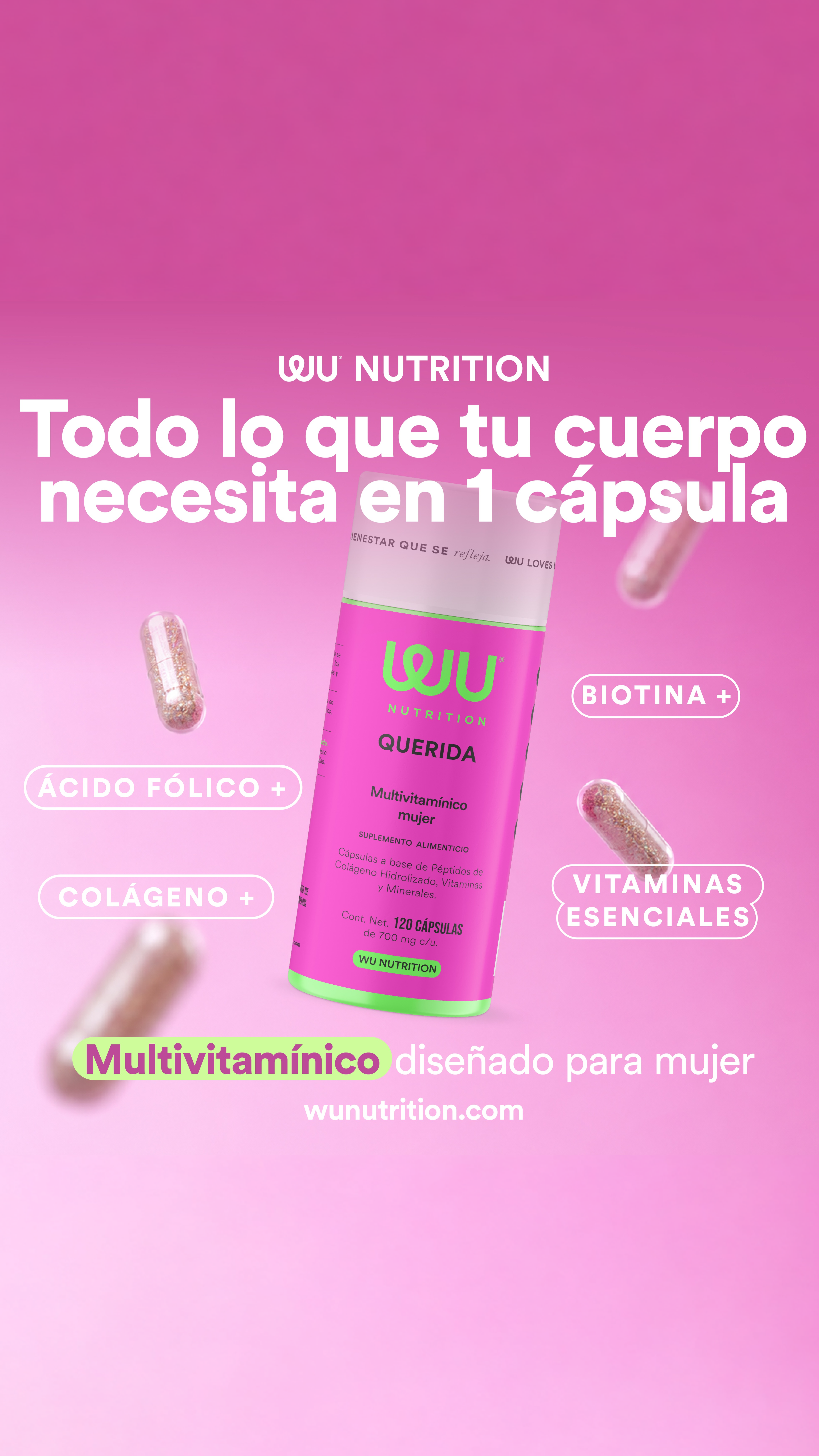 WU Nutrition Facebook ad