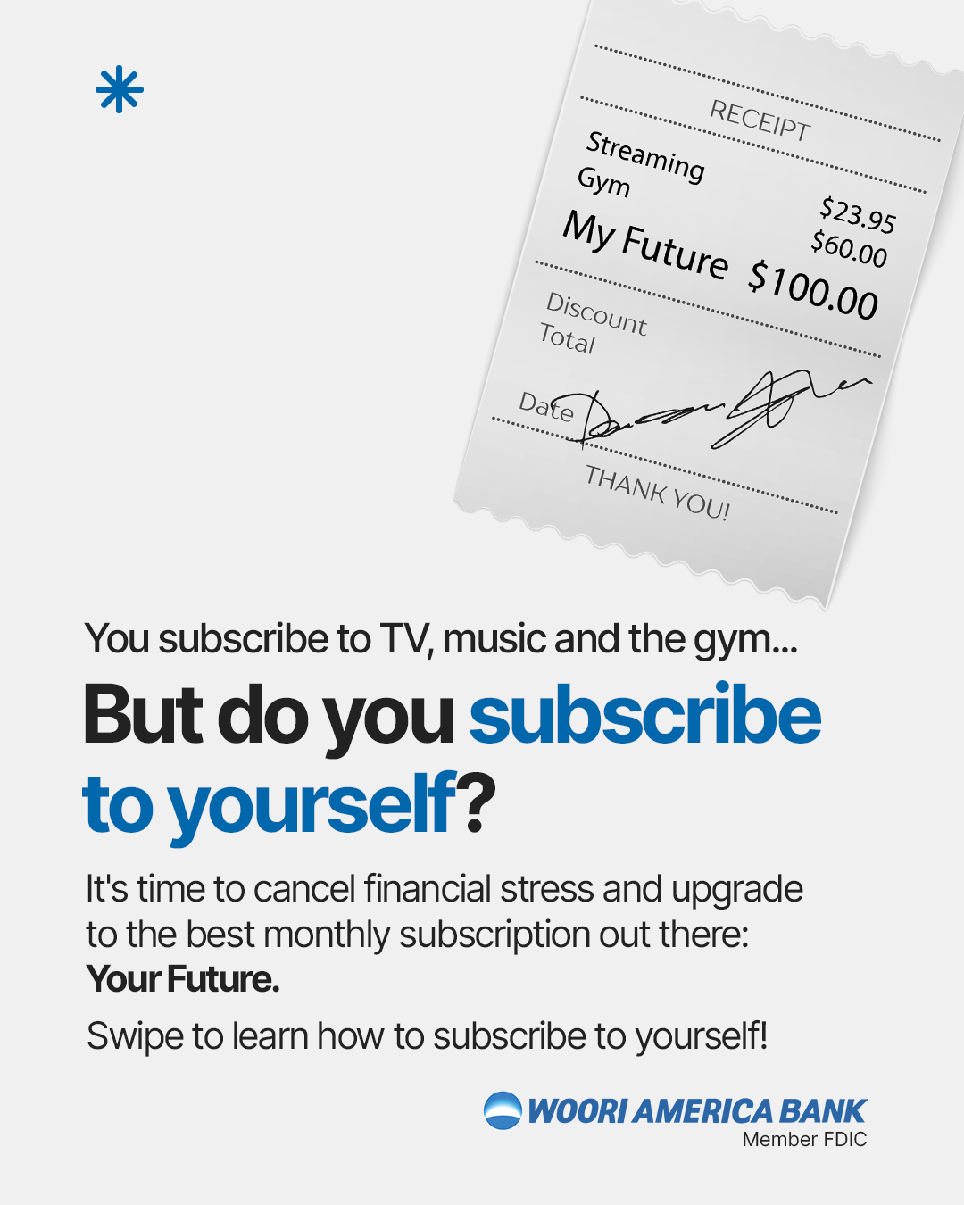 Woori America Bank Facebook ad
